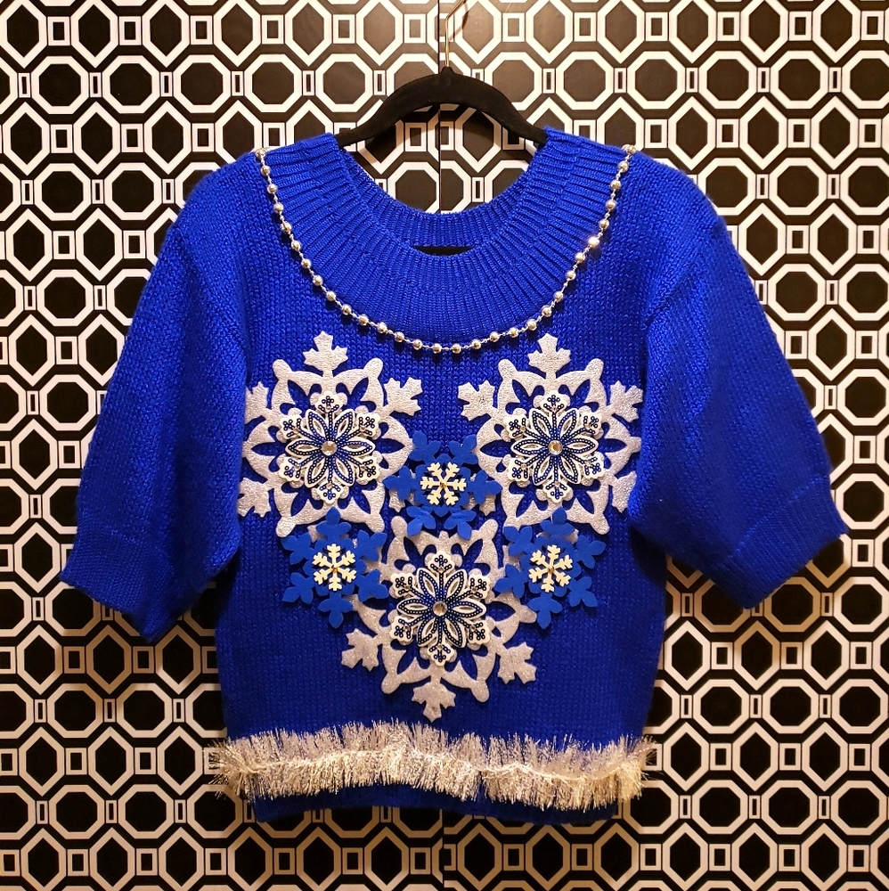 SALE! Ugly Christmas Sweater | Snowflake Flurry